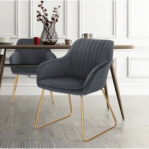 OFF 14% Canora Grey Armlehnstuhl Renard gray 83.0 H x 45.0 W x 46.0 D ... Wayfair