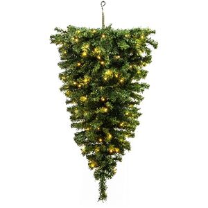 OFF 38% The 4ft Pre-lit Hanging Upside Down Christmas Tree Christmas Tree ... Christmas Tree World