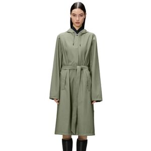 OFF 15% Rains Womens Drift A-Line Longer Jacket - Female - Beige ... Designerwear