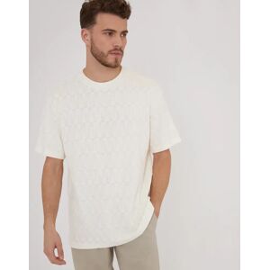 OFF 50% Threadbare Men's Ecru Relaxed Fit Short Sleeve T-Shirt - XL ... Threadbare.