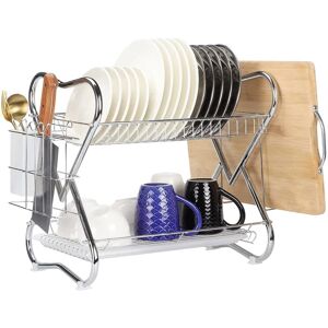 OFF 51% HORLIMER 2 Tier Dish Drainer Rack for ... Bargain fox