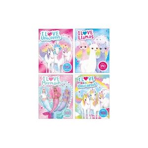 OFF 67% I Love Sticker Book Pack X4 Scholastic